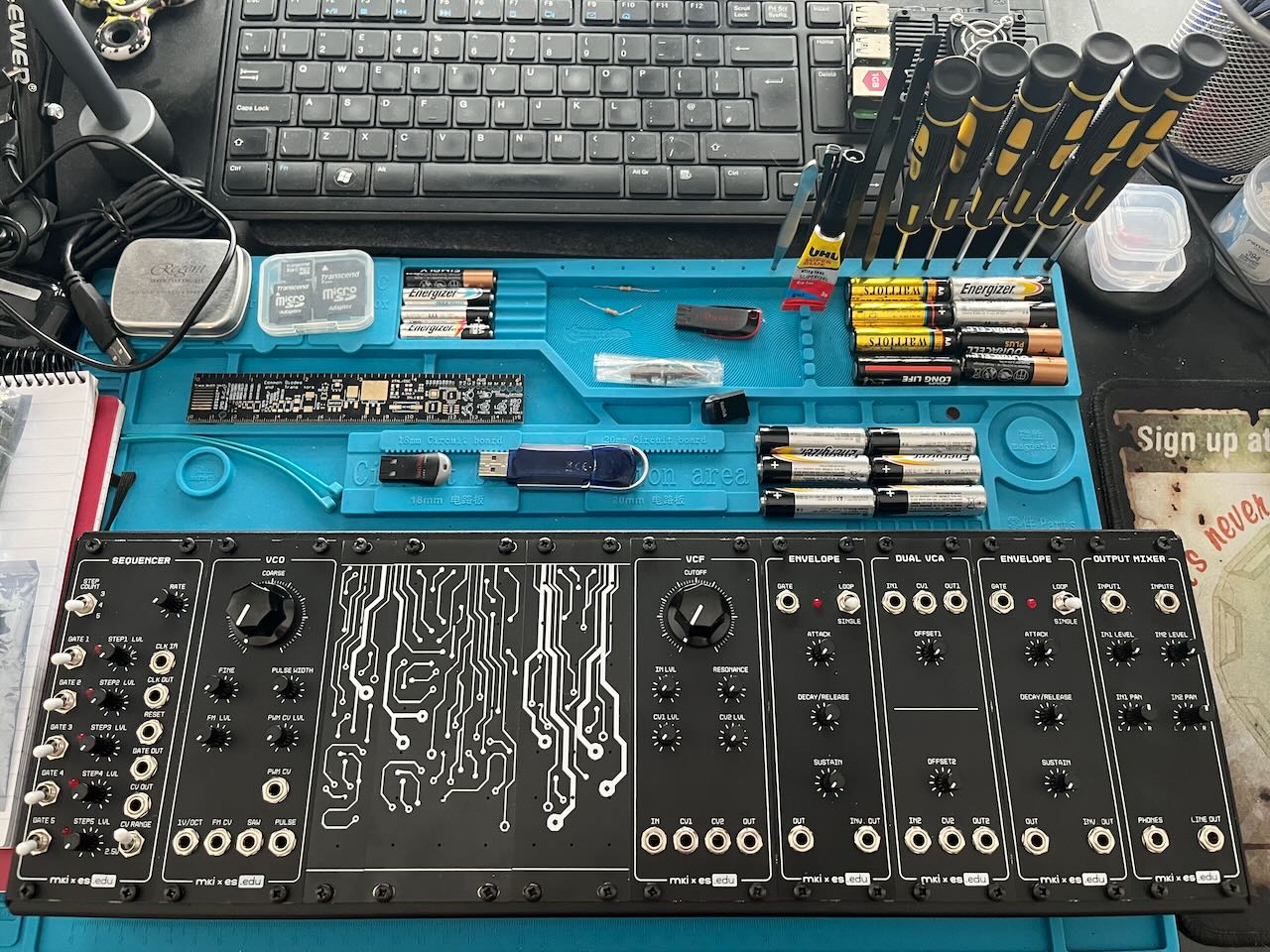 Output Mixer Installed in the Case