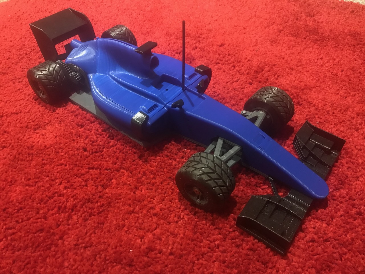 OpenRC F1 Body Installed