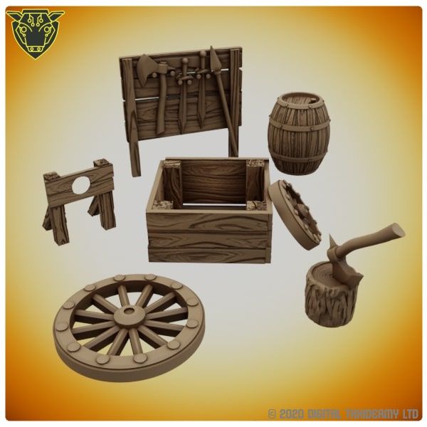 Fantasy Spool Tower: Fantasy or Medieval Scatter