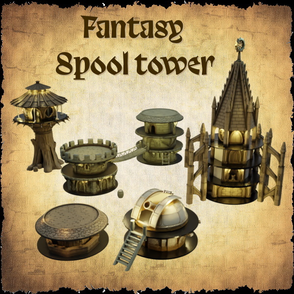 Fantasy Spool Tower