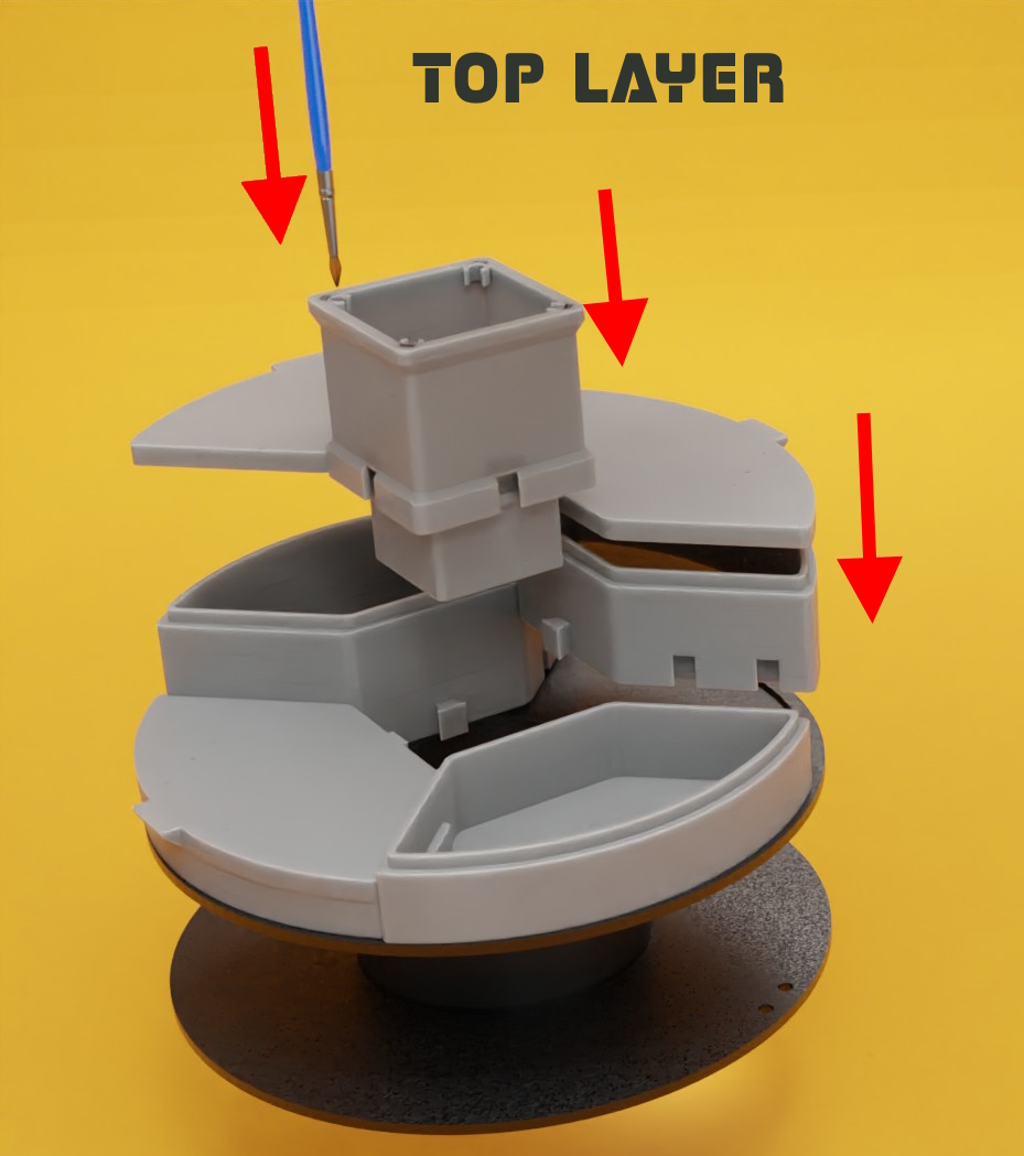 3D render of the Top Layer